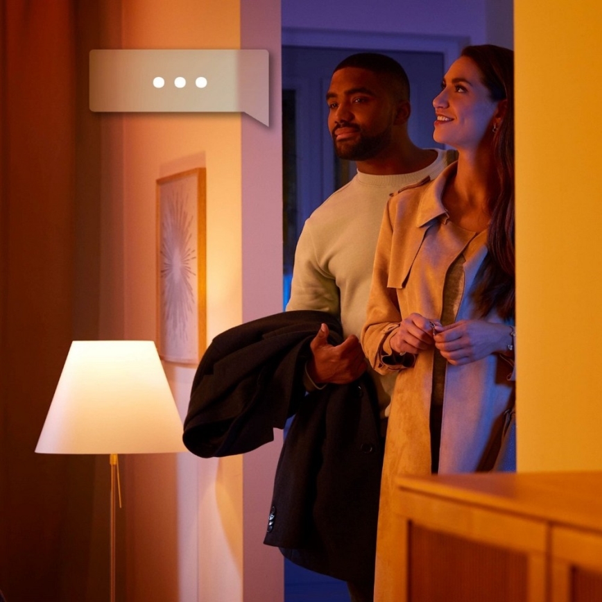 Philips - LED Світильник з регулюванням яскравості Hue PILLAR 2xGU10/5W/230V + дистанційне керування