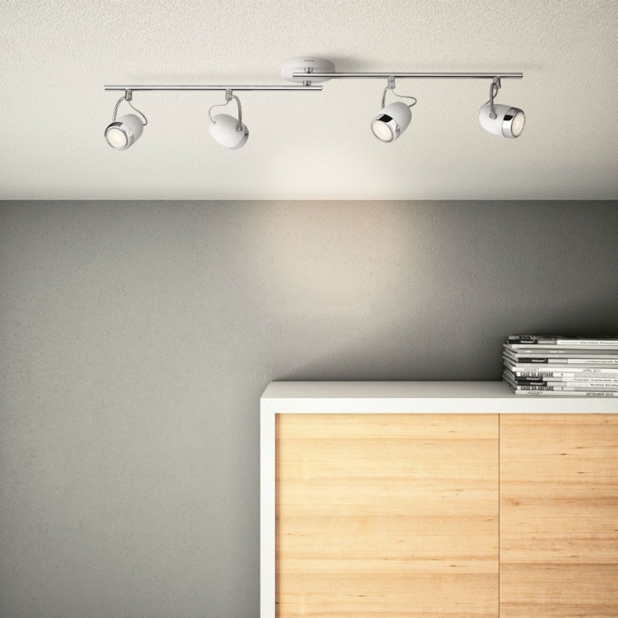 Philips - Точковий світильник 4xGU10/35W/230V