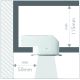 Philips 57955/48/16 - Встраиваемый светильник для подвесного потолка в ванной комнате MYLIVING HUDDLE 1xE27/12W