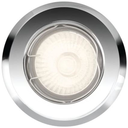 Philips - Вбудований стельовий світильник 1xGU10/50W/230V глянцевий хром
