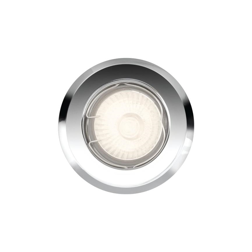 Philips - Вбудований стельовий світильник 1xGU10/50W/230V глянцевий хром