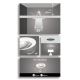 Philips 59273/31/PN - КОМПЛЕКТ 3x светильника для ванной комнаты MYLIVING NASH 1xGU10/50W/230V