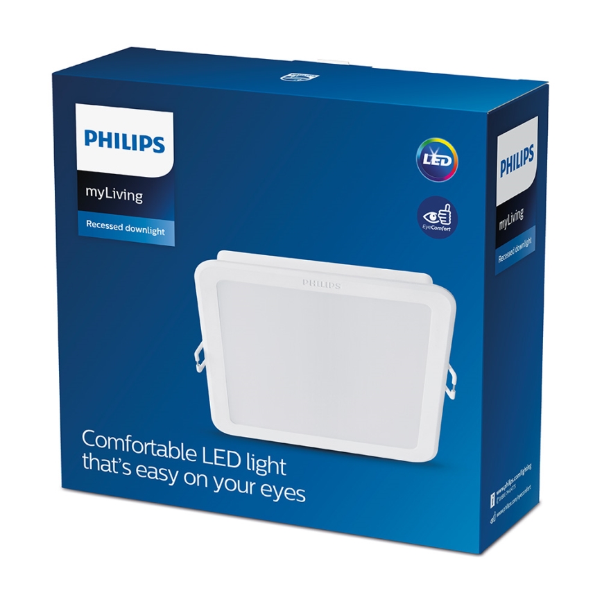 Philips - Вбудований стельовий LED світильник 1xLED/12,5W/230V 3000K