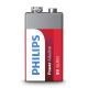 Philips 6LR61P1B/10 - Щелочная батарейка 6LR61 POWER ALKALINE 9V 600mAh