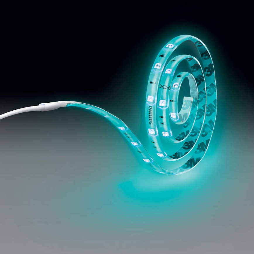 Philips - Светодиодная лента с регулированием яркости 2 м RGB LED/8W