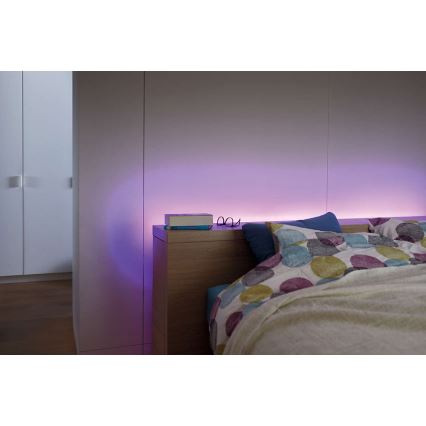 Philips - Светодиодная лента с регулированием яркости 2 м RGB LED/8W