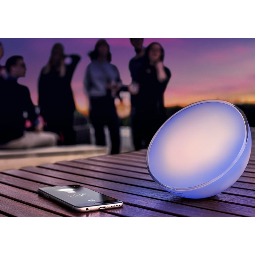 Philips - Настольная лампа с регулированием яркости Hue GO 1xLED/6W/RGB