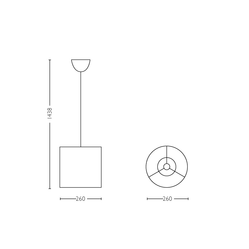 Philips - Світильник-люстра для дитячої кімнати LED 1xE27/23W/230V