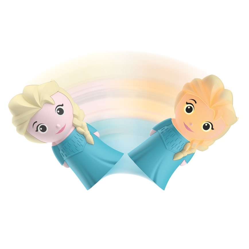 Philips 71768/03/16 - Детская светодиодная лампа DISNEY ELSA LED/0,3W/3V