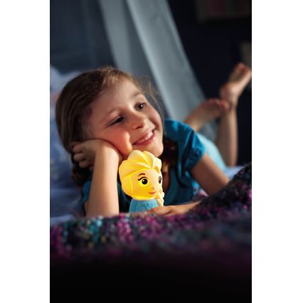 Philips 71768/03/16 - Дитяча світлодіодна лампа DISNEY ELSA 1xLED/0,3W/3V