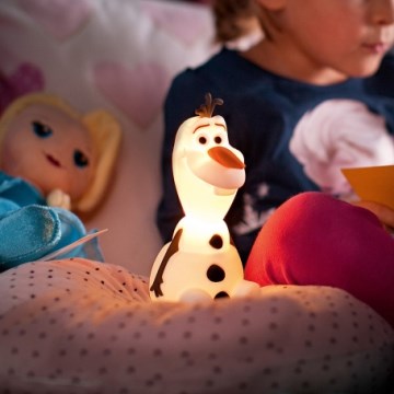 Philips 71768/08/16 - Детская LED-лампа DISNEY FROZEN OLAF LED/0,3W/2xAAA в виде снеговика