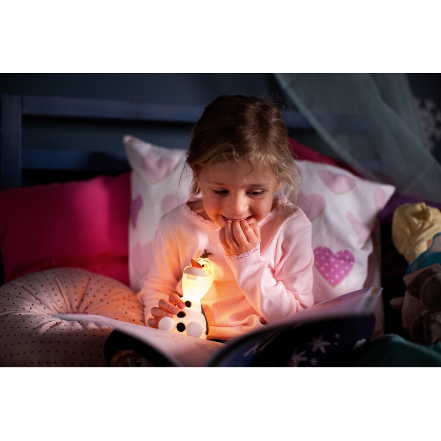 Philips 71768/08/16 - Светодиодная детская лампа DISNEY FROZEN 1xLED/0,3W/3V