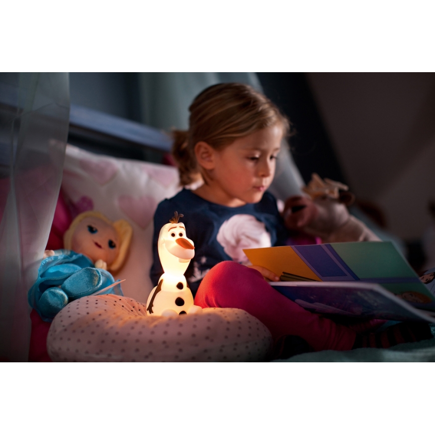 Philips 71768/08/16 - Светодиодная детская лампа DISNEY FROZEN 1xLED/0,3W/3V