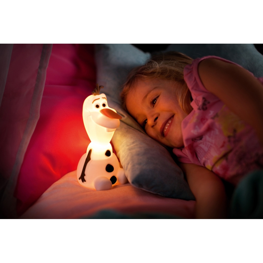 Philips 71768/08/16 - Светодиодная детская лампа DISNEY FROZEN 1xLED/0,3W/3V