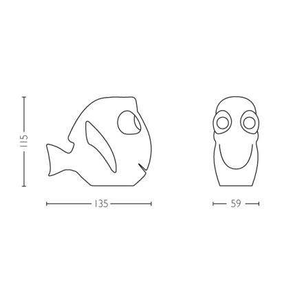 Philips - LED дитяча лампа 1xLED/0,3W/3V