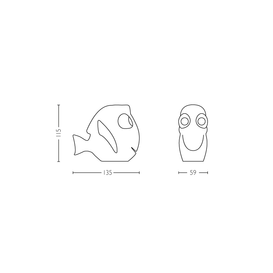 Philips - LED дитяча лампа 1xLED/0,3W/3V