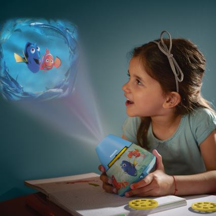 Philips 71769/90/16 - LED Дитячий проектор DISNEY DORY LED/0,1W/3xAAA
