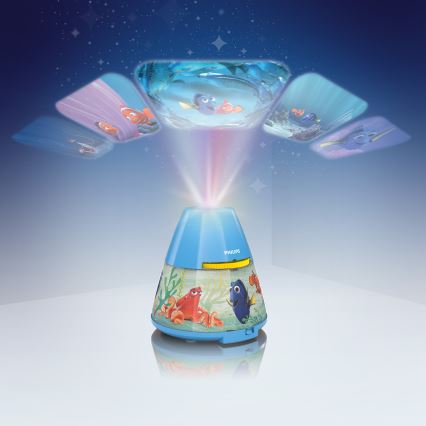 Philips 71769/90/16 - LED Дитячий проектор DISNEY DORY LED/0,1W/3xAAA