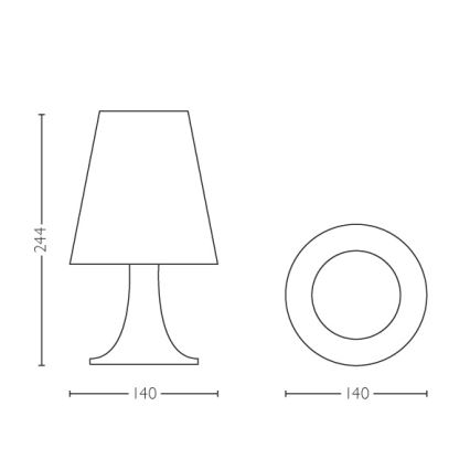 Philips - Дитяча світлодіодна настільна лампа LED/2,3W/230V