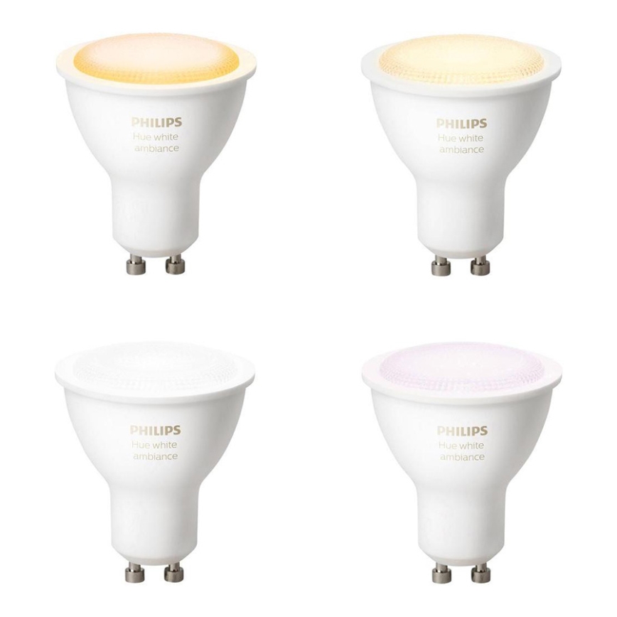 Philips - Світлодіодна лампочка з регульованою яскравістю Hue 1xGU10/5,5W 2200-6500K