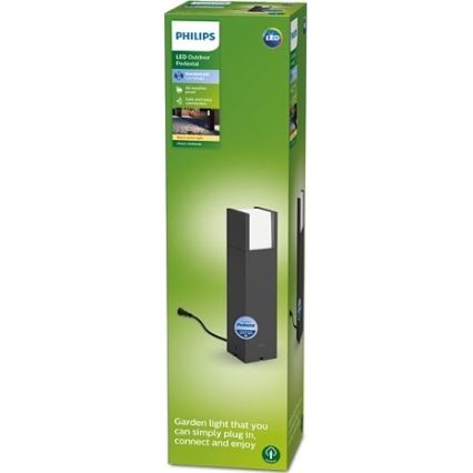 Philips - Светодиодный уличный светильник LED/6W/12V 2700K IP44