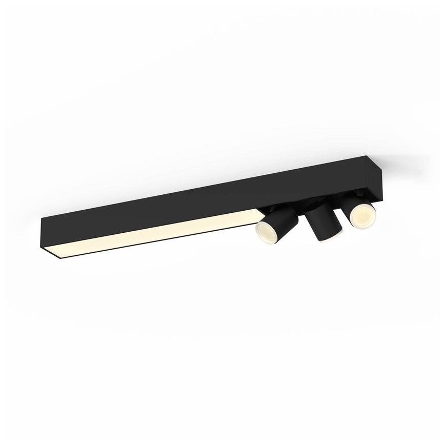 Philips - Светодиодный RGBW встраиваемый светильник с диммером LED/25W/230V + 3xGU10/5,7W