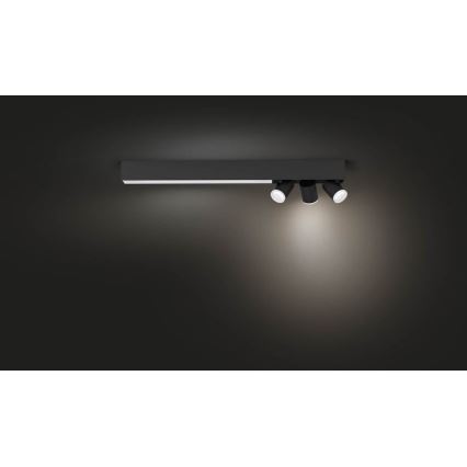 Philips - Светодиодный RGBW встраиваемый светильник с диммером LED/25W/230V + 3xGU10/5,7W