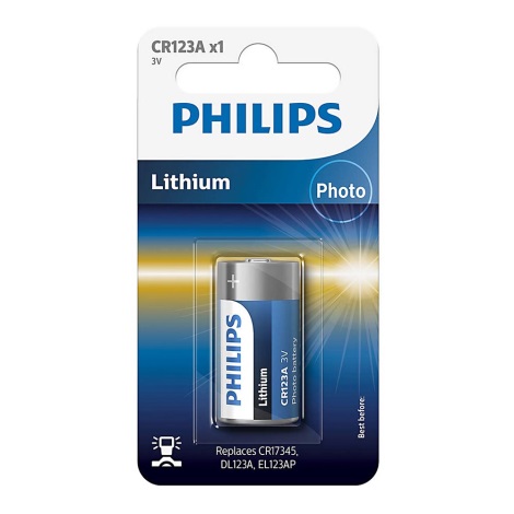 Philips CR123A/01B - Литиевая батарейка CR123A MINICELLS 3V