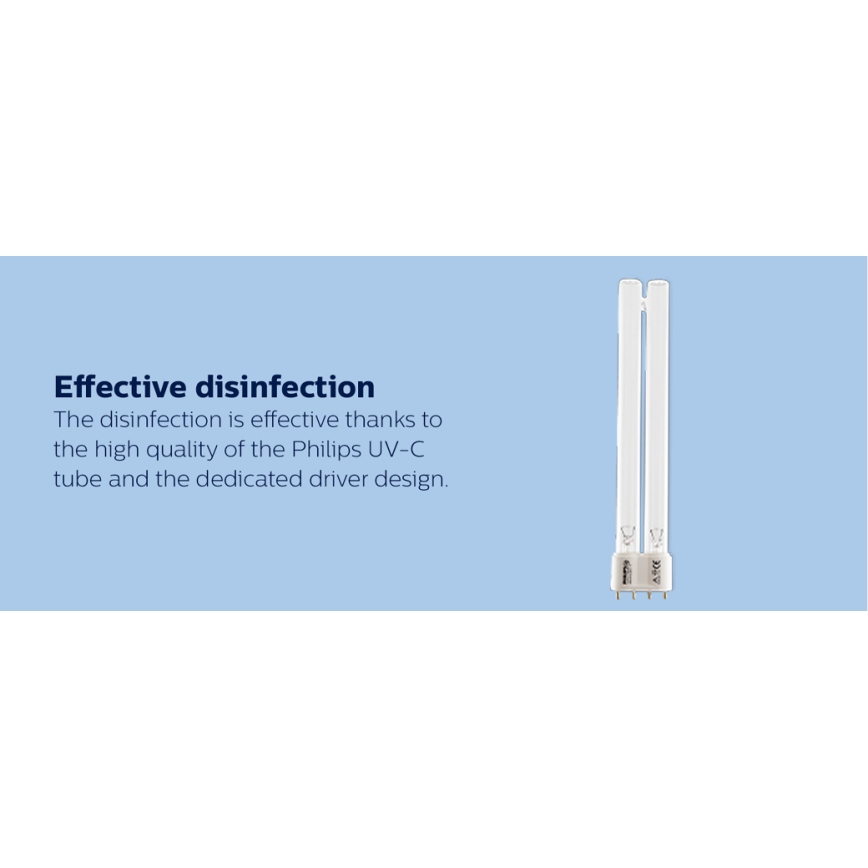 Philips - Дезинфицирующая бактерицидная лампа с датчиком UV-C/24 Вт/230 В