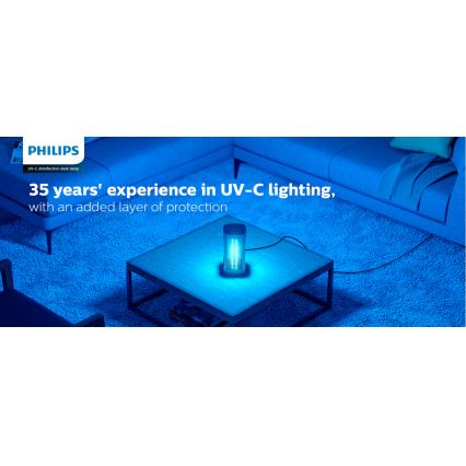 Philips - Дезинфицирующая бактерицидная лампа с датчиком UV-C/24 Вт/230 В