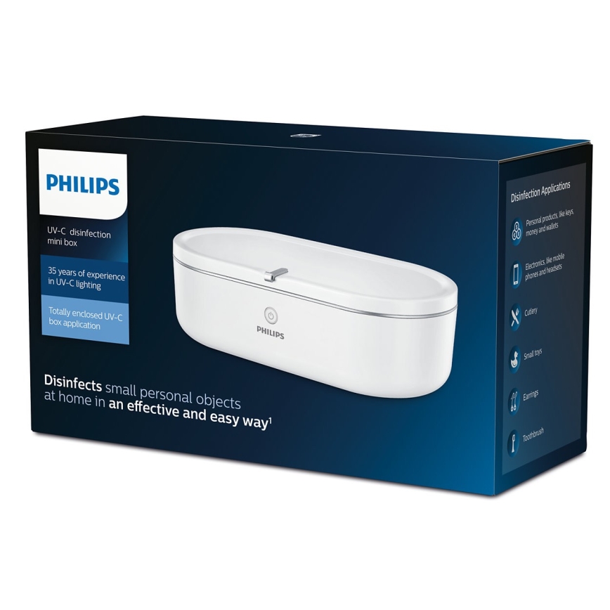 Philips - Дезинфекционная камера со светодиодной подсветкой UV-C LED/4,3W/5V