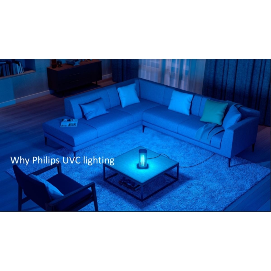 Philips - Дезінфікуюча бактерицидна лампа з датчиком UV-C/24W/230V