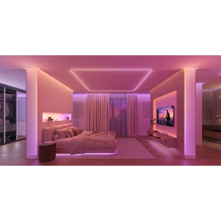 Philips - диммируемая RGBW LED-лента Hue FLUX 10 м, 20 Вт, 230 В, 2200–6500 К