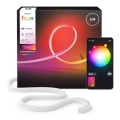 Philips - диммируемая RGBW светодиодная уличная лента Hue NEON, 5 м, 30 Вт, 230 В, 2200–6500 К, IP67