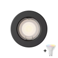 Philips - Диммируемый LED RGBW встраиваемый потолочный светильник PERIDOT 1xGU10/6,5W/230V 2700-6500K черный