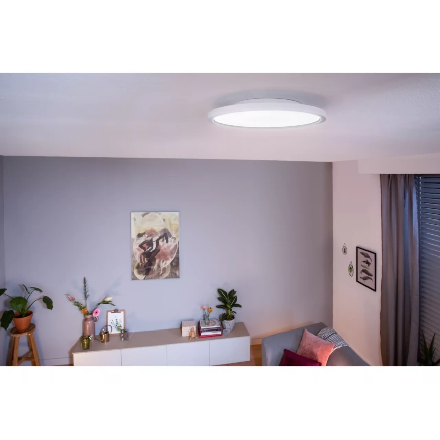 Philips - диммируемый LED-потолочный светильник Hue AURELLE, 21 Вт, 230 В, 2200–6500 К, диаметр 39,5 см, белый