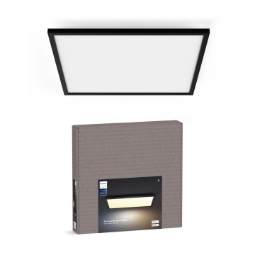 Philips - Диммируемый потолочный светильник Hue AURELLE LED/39 Вт/230 В 2200-6500 К 60x60 см чёрный