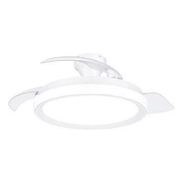 Philips - Диммируемый потолочный светильник с вентилятором BLISS, LED/35W/230V, белый + пульт дистанционного управления