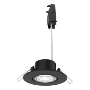 Philips - Диммируемый светодиодный встраиваемый потолочный светильник CILANTRO LED/5W/230V 2700K черный