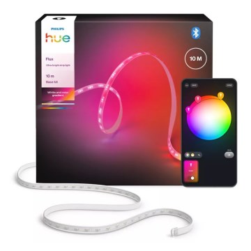 Philips - димована світлодіодна RGBW стрічка Hue FLUX 10m LED/60W/230V 2200-6500K