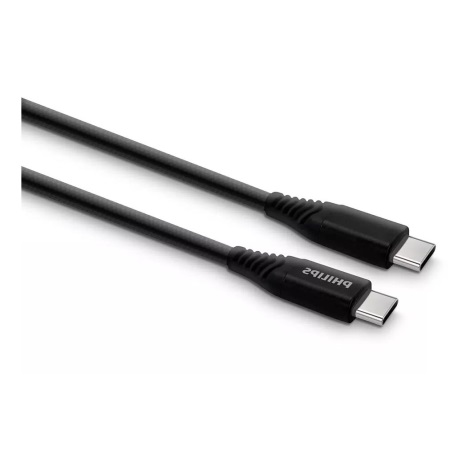 Philips DLC5206C/00 - USB кабель USB-C 3.0 роз'єм 2м чорний/сірий