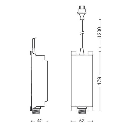 Philips - Джерело живлення 48W/12/230V IP67