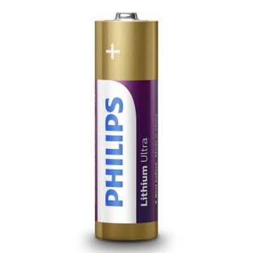 Philips FR6LB4A/10 - 4 шт. Літієва батарея AA LITHIUM ULTRA 1,5V