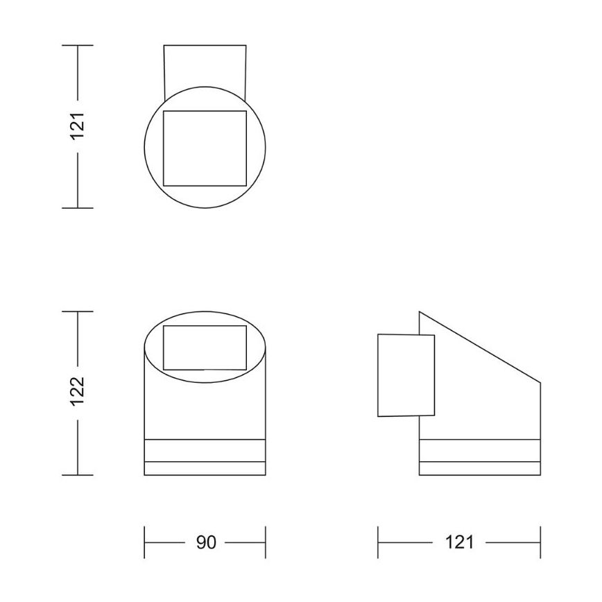 Philips - Світильник на сонячній батареї для стіни FYCE LED/1,5W/3,7V 1200 mAh IP44