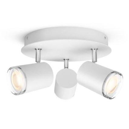 Philips - Світильник для ванної кімнати з регулюванням яскравості Hue ADORE 3xGU10/5W/230V IP44 + дистанційне керування
