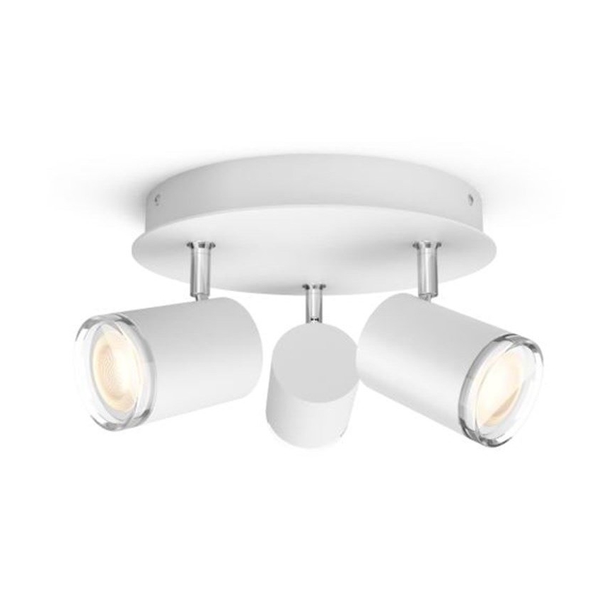 Philips - Світильник для ванної кімнати з регулюванням яскравості Hue ADORE 3xGU10/5W/230V IP44 + дистанційне керування