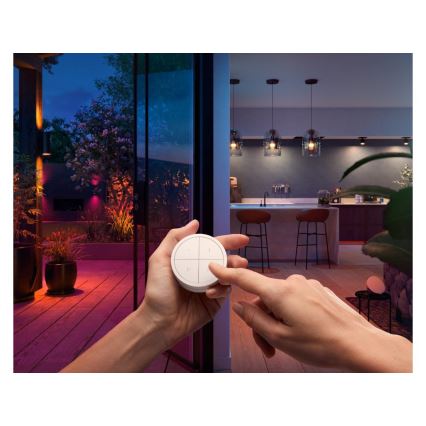 Philips - Пульт дистанційного керування з вимикачем Hue TAP 1xCR2032 білий