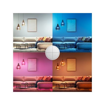 Philips - Пульт дистанційного керування з вимикачем Hue TAP 1xCR2032 білий