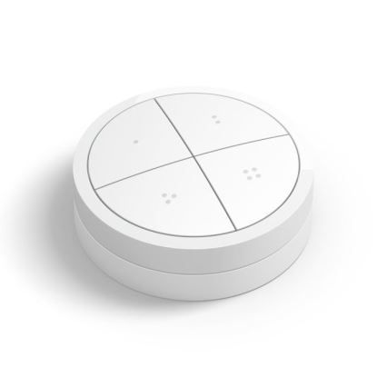 Philips - Пульт дистанційного керування з вимикачем Hue TAP 1xCR2032 білий