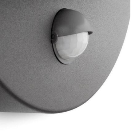 Philips - Наружный настенный светильник с датчиком JUNE 1xE27/12W/230V IP44